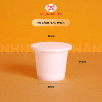 HŨ BÁNH FLAN NHỰA PP 100GR - Ảnh 7