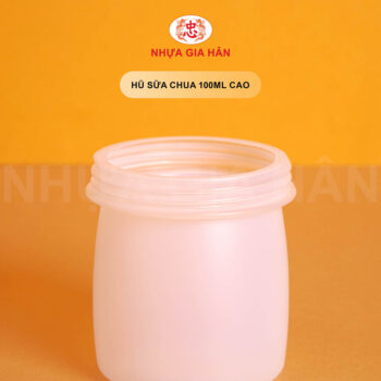 HŨ SỮA CHUA NHỰA HDPE 100ML CAO - Ảnh 4