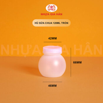 HŨ SỮA CHUA NHỰA HDPE 120ML TRÒN - Ảnh 7