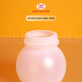 HŨ SỮA CHUA NHỰA HDPE 120ML TRÒN - Ảnh 4