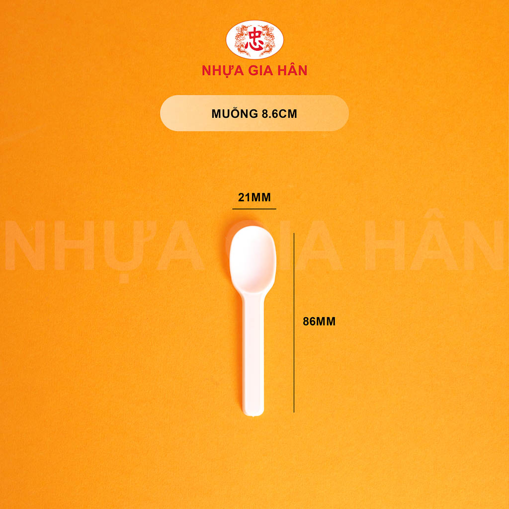 MUỖNG NHỰA PP 8.6 CM MUỖNG NHỰA PP 8.6 CM - Ảnh 1