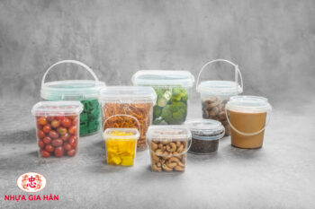 XÔ NHỰA TRÒN 2000ML - Ảnh 2